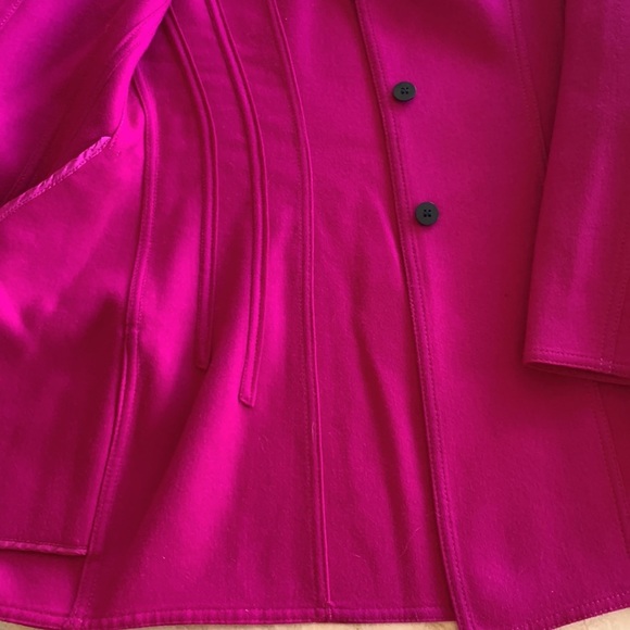 LOUIS FERAUD trophy vintage pink wool suit, tailored skirt & jacket. 6 EUC - Picture 11 of 17